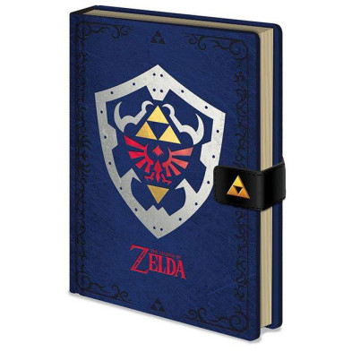 Cuaderno A5 premiun Escudo The Legend of Zelda